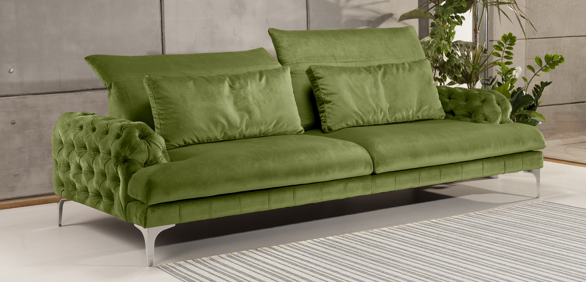 Canapea Galla Lime - MobilaDalin